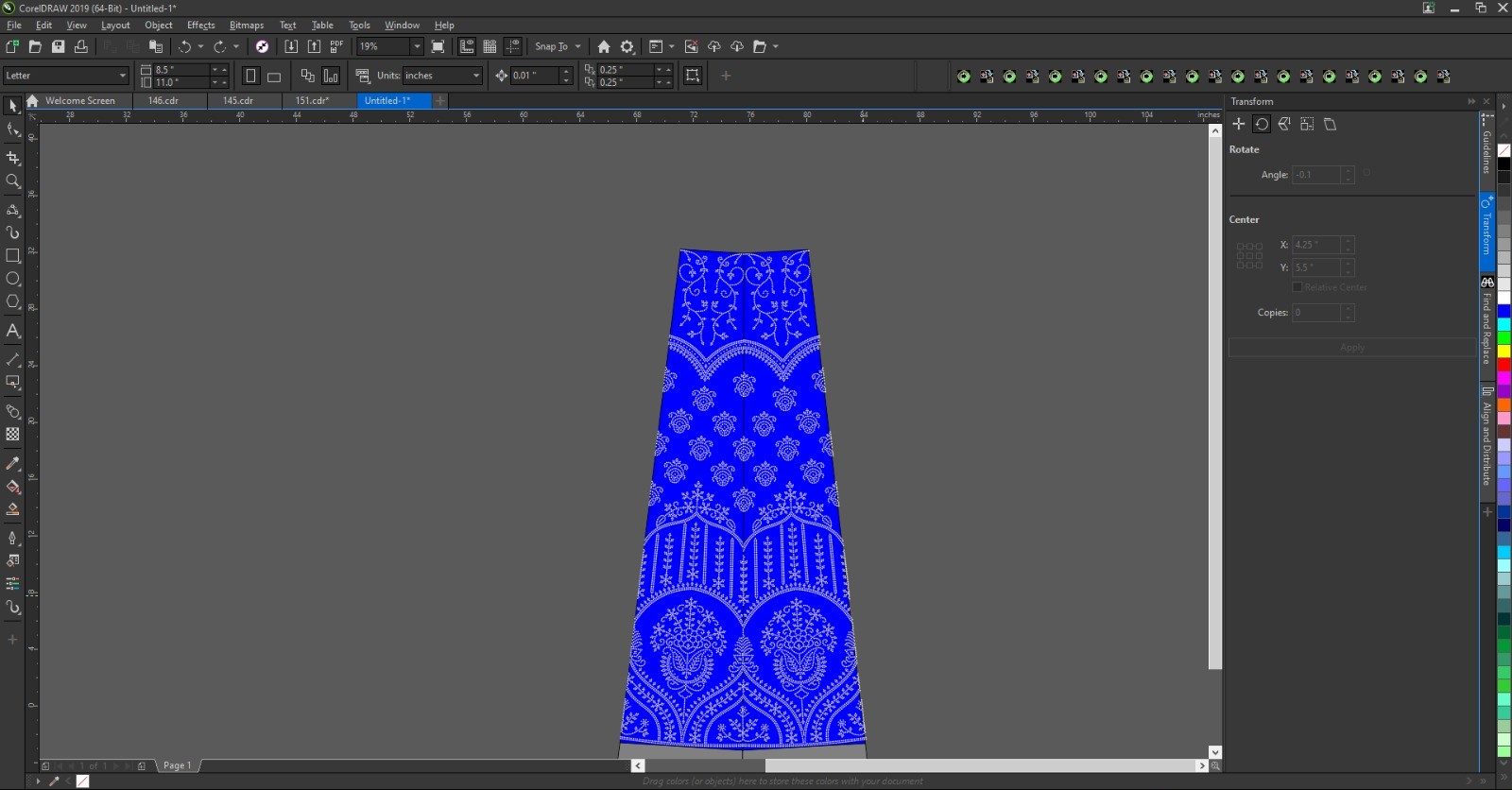 Laser engraving preview on computer monitor